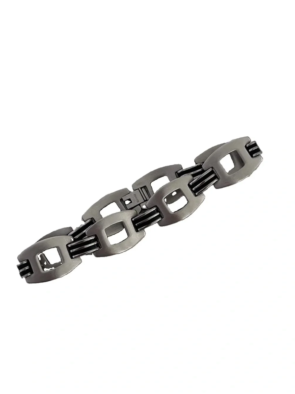 Men’s 8.5” Stainless Steel Heavy Link Bracelet